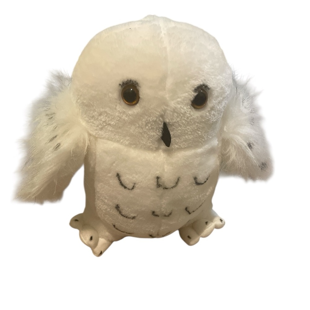 White Plush Owl Toy